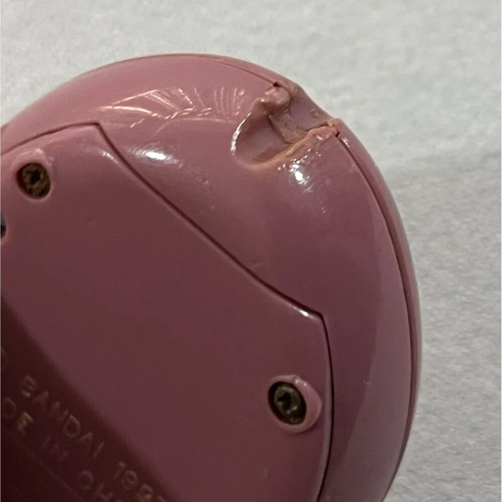 Vtg 1997 Bandai Original Pink Tamagotchi Egg 1st Gen Virtual Pet Untested #1800